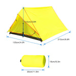 Outdoor Ultralight Camping Tent Summer Beach Fishing Tent Waterproof Portable Sun Shelter 2 Person Backpacking Tents