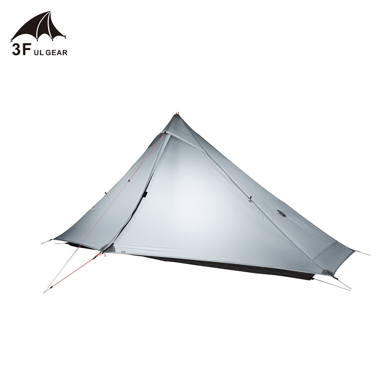 3F UL GEAR LanShan 1 pro 1 Person  Outdoor Ultralight Camping Tent 3 Season  Professional 20D Nylon Both Sides Silicon Tent