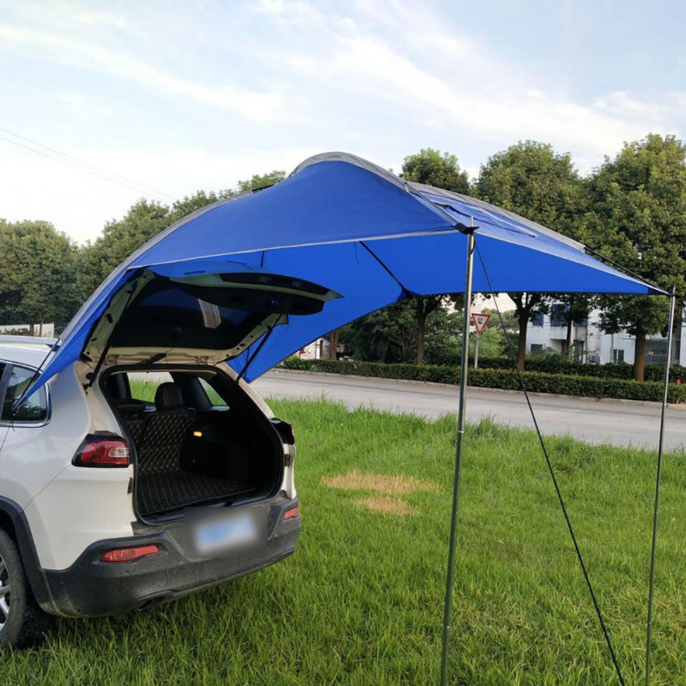 Portable Waterproof Camping Tourist Tent Outdoor Picnic Barbecue Anti UV Rain Proof Sun Shade Awning Car Tents Tarp Sun Shelter