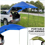 Family Camping Tent Anti-UV Waterproof Traveling Tent Light Weight Multifunction Beach Camping For For SUV MPV Trailer Sedan