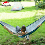 NatureHike Loiding weight 180KG Double Person Ultralight Camping Hammock Tent 340T Polyester Outdoor Camping Hunting Dormitory