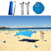 Family Beach Sun Shade Tent with Sand Anchors UPF50 UV Protection Camping Shelter Tarp Outdoor Tools for 3-4 Person Camping