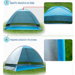 Beach tents outdoor camping shelter UV-protective automatic opening tent shade ultralight pop up tent for outdoor party fishing