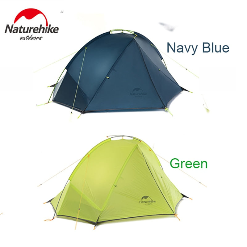 NatureHike 1.6 Kg Tagar 2 Person Tent Camping Backpack Tent 20D Ultralight Fabric NH17T180-J