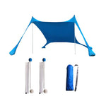 Family Beach Sunshade Lightweight Sun Shade Tent With Sandbag Anchors Comfortable For Parks & Outdoor Camping Dropshipping