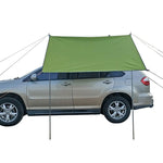 Car Awning Waterproof Car Shade Sunshade Garden Beach Umbrella Travel Camping Tent Tarp Automobile Side Rooftop Rain Canopy