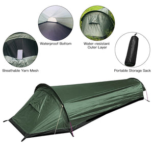 RU Tent Backpacking Tents Outdoor Camping Equipment Sleeping Bag Tent Single Person ultralight tent beachCamping Tent