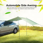 Car Awning Waterproof Car Shade Sunshade Garden Beach Umbrella Travel Camping Tent Tarp Automobile Side Rooftop Rain Canopy