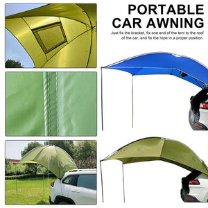 Portable Waterproof Camping Tourist Tent Outdoor Picnic Barbecue Anti UV Rain Proof Sun Shade Awning Car Tents Tarp Sun Shelter