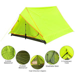 Outdoor Ultralight Camping Tent Summer Beach Fishing Tent Waterproof Portable Sun Shelter 2 Person Backpacking Tents