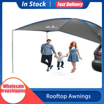 Rooftop Awning Waterproof Tear Resistant Durable Anti-UV Tent  Side Awning for SUV MPV Trailer Beach Camping Auto Traveling